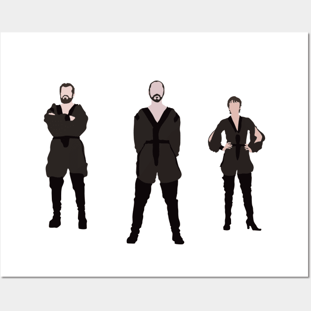 Zod, Ursa, and Non Wall Art by FutureSpaceDesigns